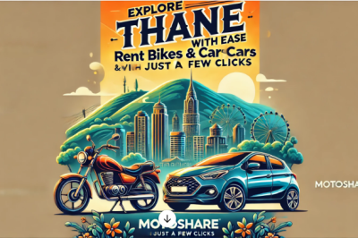 Explore Thane with Ease: Rent Bikes and Cars from Motoshare with Just a Few Clicks