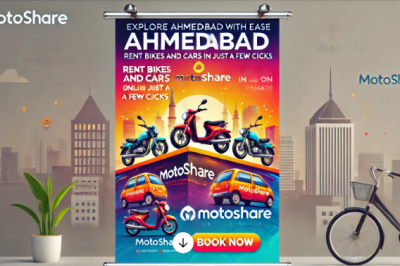 Explore Ahmedabad with Ease: Convenient Bike & Car Rentals by Motoshare