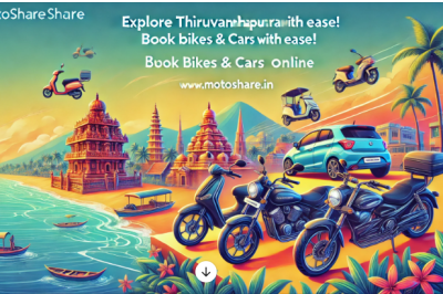 Explore Thiruvananthapuram Hassle-Free: Bike & Car Rentals Made Easy with Motoshare