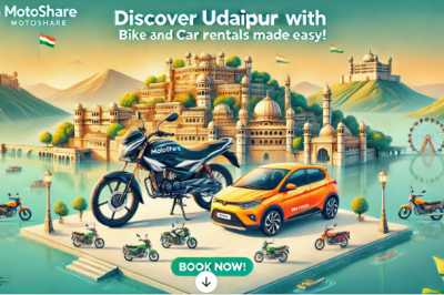 Discover Udaipur with Ease: Motoshare’s Bike and Car Rentals at Your Fingertips